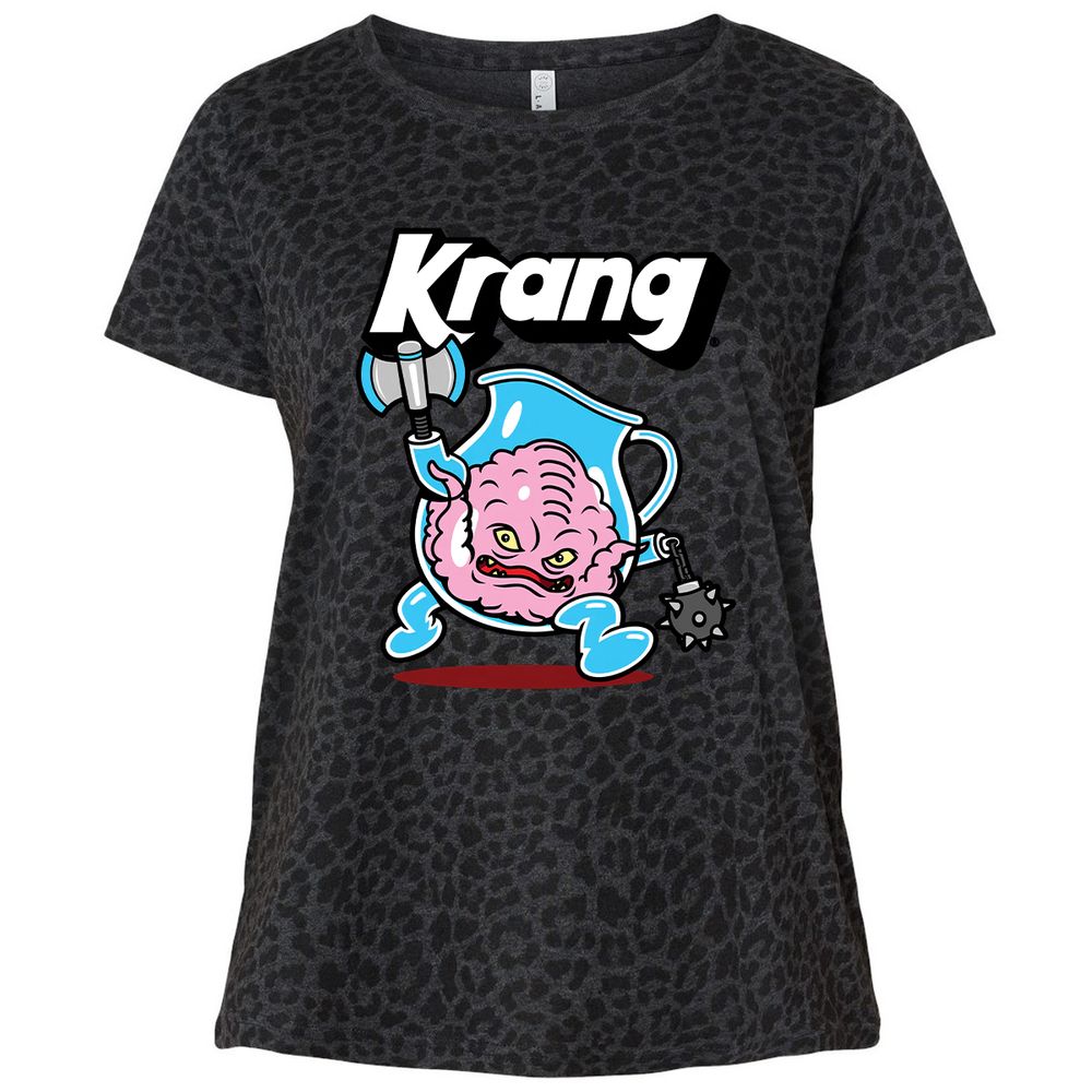 Ladies Curvy Jersey - T51XU6S2 - Black Leopard - 11