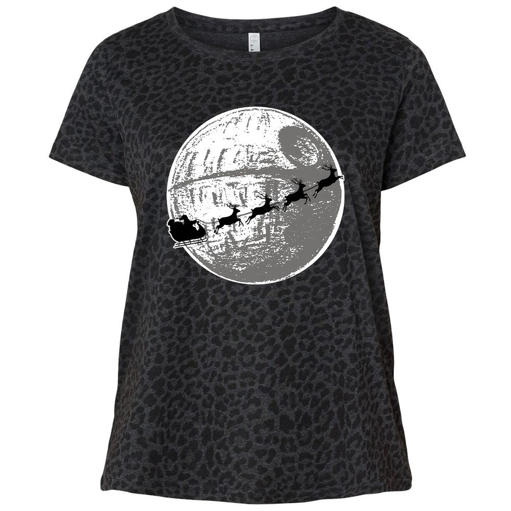 Ladies Curvy Jersey - LXY4ZRSU - Black Leopard - 11