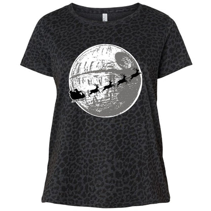 Ladies Curvy Jersey - LXY4ZRSU - Black Leopard - 11