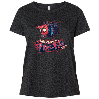 Ladies Curvy Jersey - R53P28QV - Black Leopard - 11