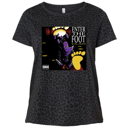 Ladies Curvy Jersey - WMCTPF33 - Black Leopard - 11