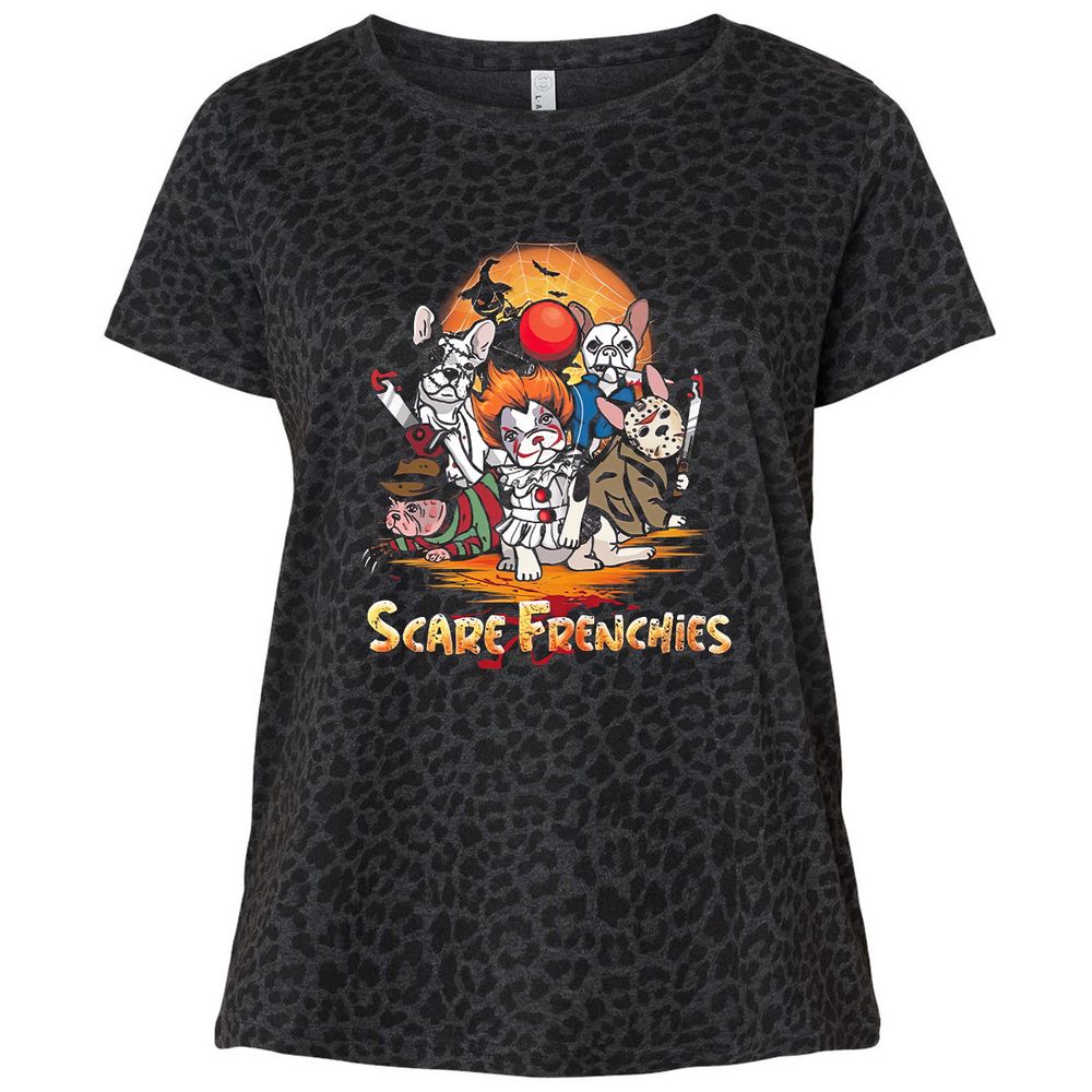 Ladies Curvy Jersey - 7EM7V7Q1 - Black Leopard - 11