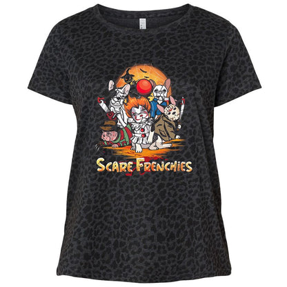 Ladies Curvy Jersey - 7EM7V7Q1 - Black Leopard - 11