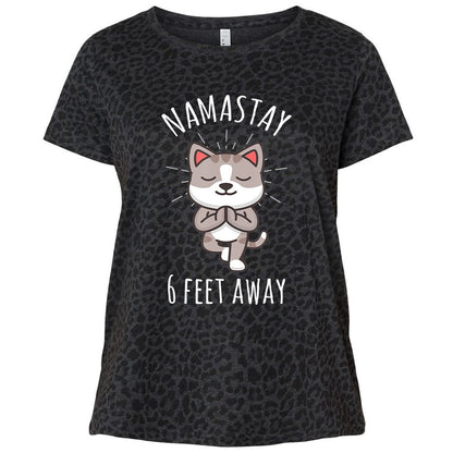 Ladies Curvy Jersey - R5VEDFLC - Black Leopard - 11