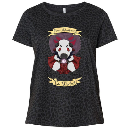 Ladies Curvy Jersey - XX1PQMFQ - Black Leopard - 11