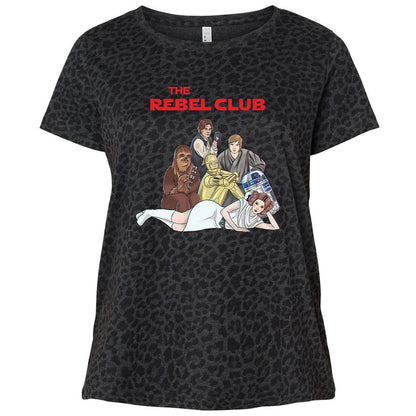 Ladies Curvy Jersey - ZAS6L9E9 - Black Leopard - 11