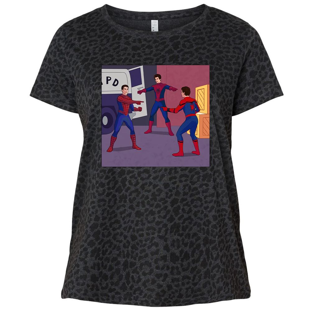 Ladies Curvy Jersey - DHYFCRJN - Black Leopard - 11