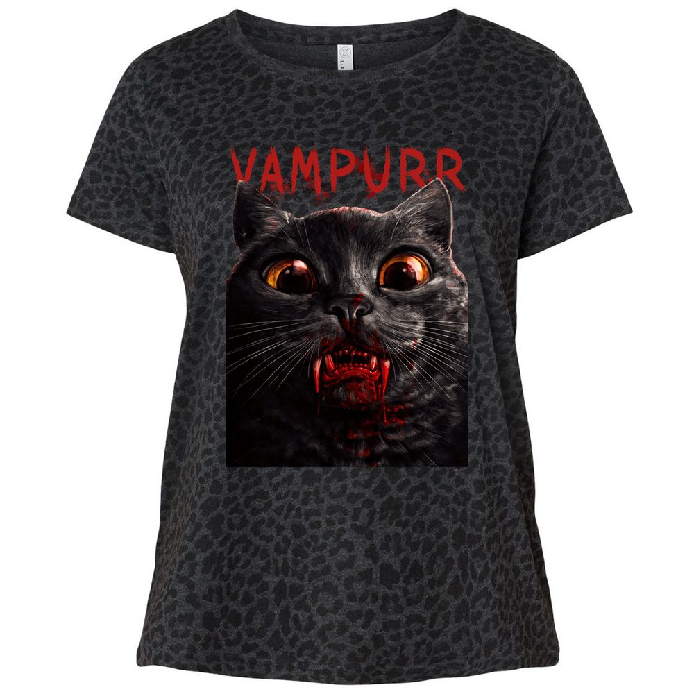 Ladies Curvy Jersey - W784RD8N - Black Leopard - 11