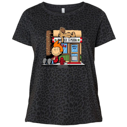 Ladies Curvy Jersey - 2KUY2PP4 - Black Leopard - 11