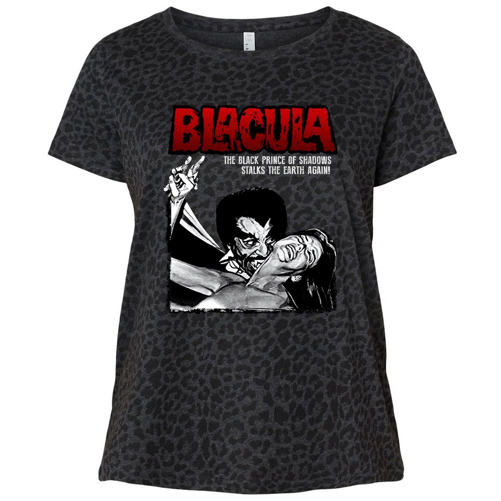 Ladies Curvy Jersey - GFB641TS - Black Leopard - 11