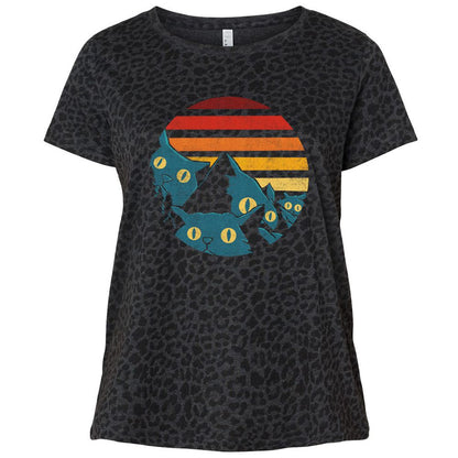 Ladies Curvy Jersey - GR96RZ8F - Black Leopard - 11