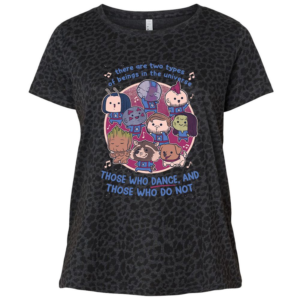 Ladies Curvy Jersey - N24ARNJX - Black Leopard - 11