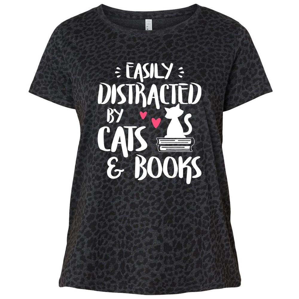 Ladies Curvy Jersey - JXRRH86R - Black Leopard - 11