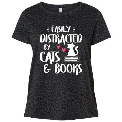 Ladies Curvy Jersey - JXRRH86R - Black Leopard - 11