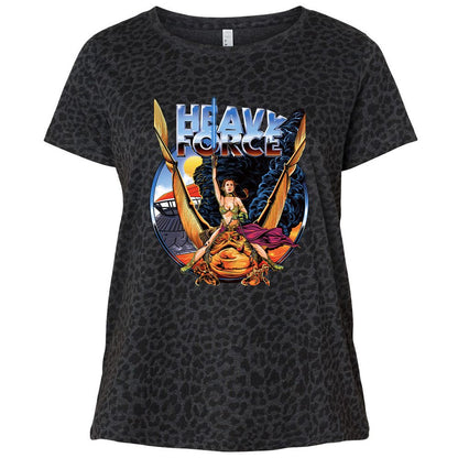 Ladies Curvy Jersey - LQQ1147R - Black Leopard - 11