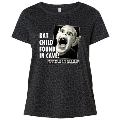 Ladies Curvy Jersey - Q59ZWBHL - Black Leopard - 11