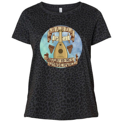 Ladies Curvy Jersey - SGY6PGTS - Black Leopard - 11