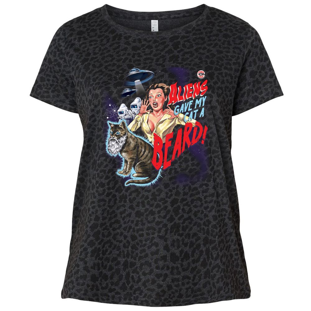 Ladies Curvy Jersey - H5AULMGA - Black Leopard - 11