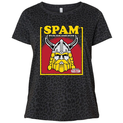 Ladies Curvy Jersey - 2LLQU6RK - Black Leopard - 11