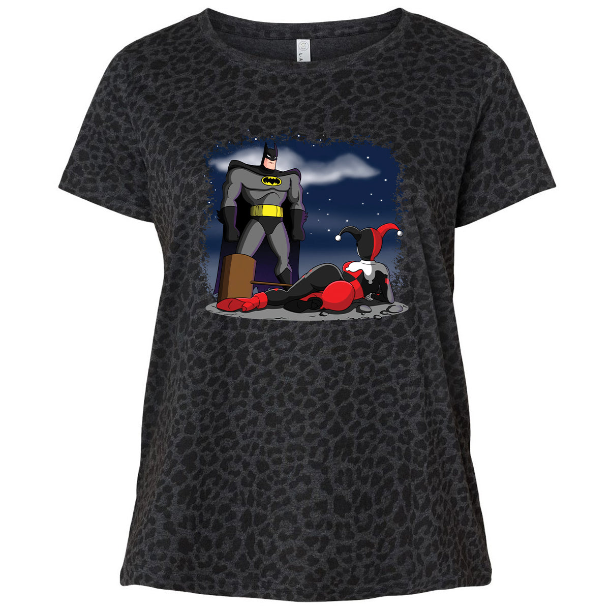 Ladies Curvy Jersey - 2EQ5XQCJ - Black Leopard - 11