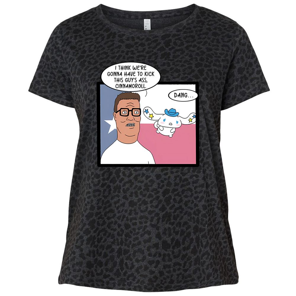 Ladies Curvy Jersey - 52YHXYJ2 - Black Leopard - 11