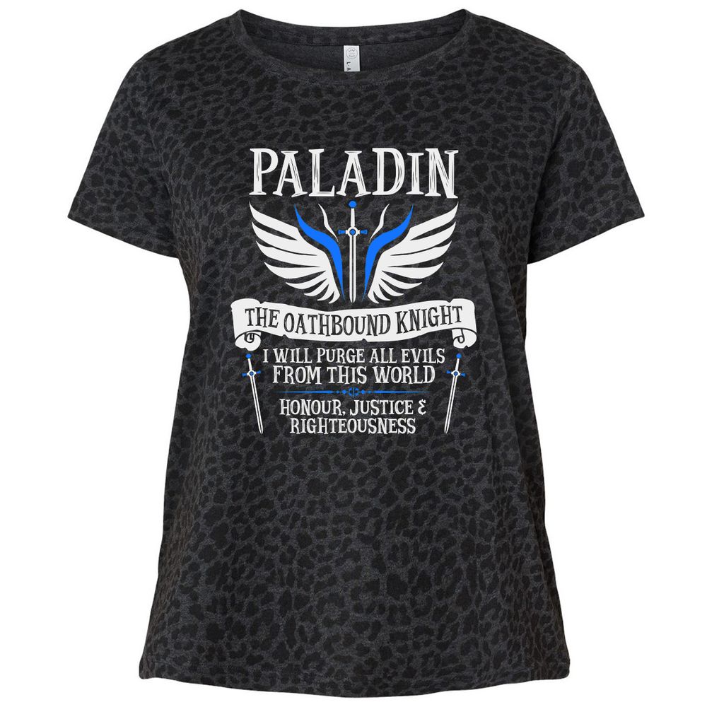 Ladies Curvy Jersey - 6X69XRZ5 - Black Leopard - 11