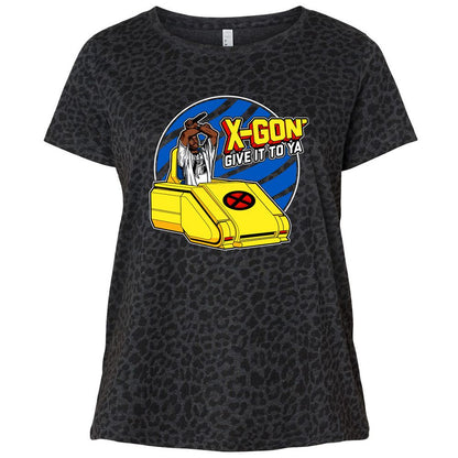 Ladies Curvy Jersey - D4K1A834 - Black Leopard - 11