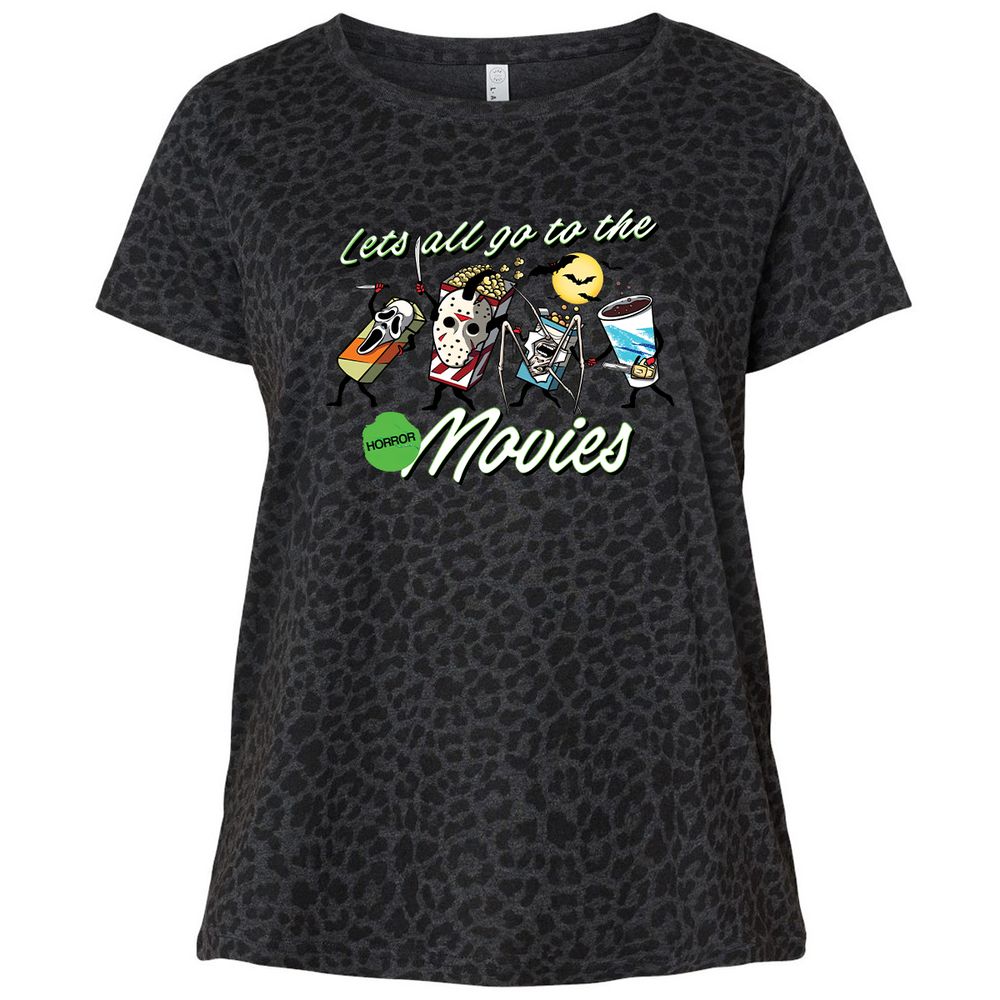 Ladies Curvy Jersey - E41KTGER - Black Leopard - 11