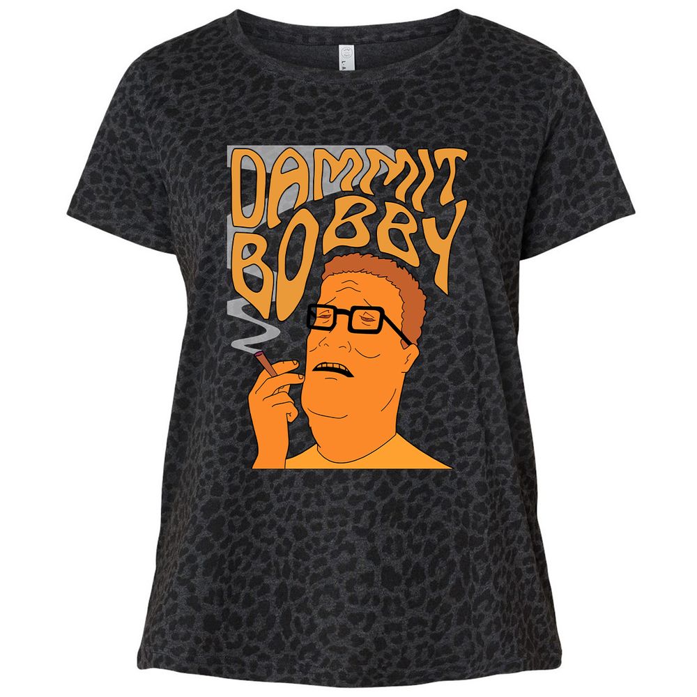 Ladies Curvy Jersey - EXB5CLXL - Black Leopard - 11