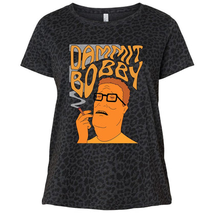 Ladies Curvy Jersey - EXB5CLXL - Black Leopard - 11