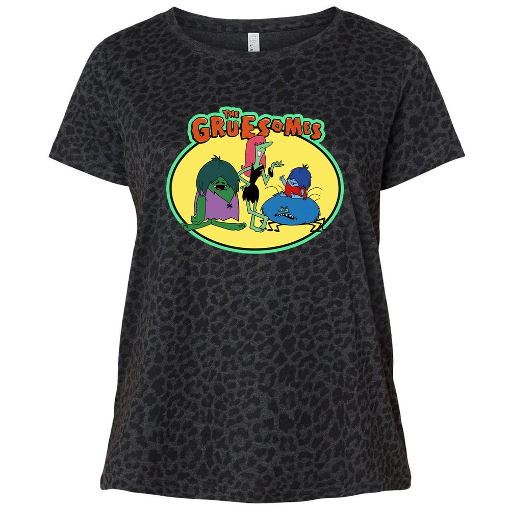 Ladies Curvy Jersey - LCPYVXYT - Black Leopard - 11