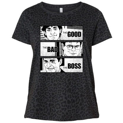 Ladies Curvy Jersey - LGLWFQW9 - Black Leopard - 11