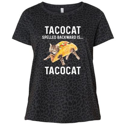 Ladies Curvy Jersey - HDTU9JPN - Black Leopard - 11