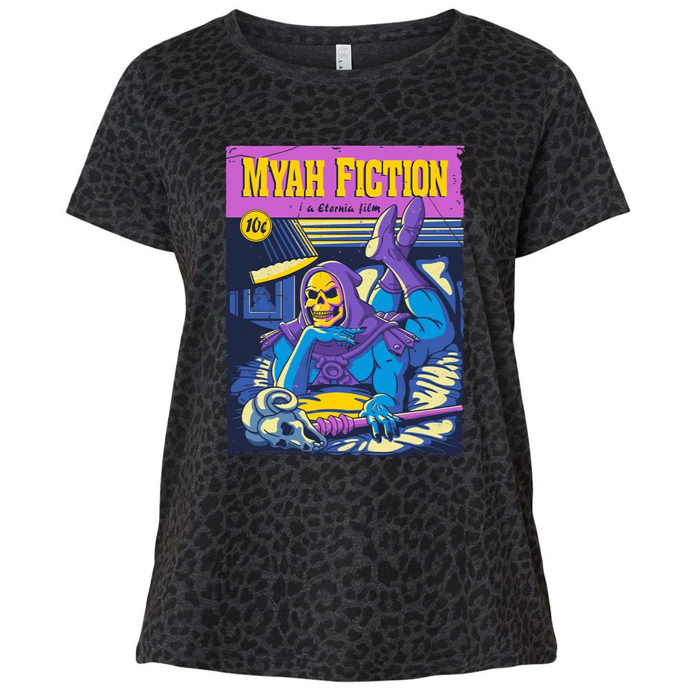 Ladies Curvy Jersey - GJJNG9C7 - Black Leopard - 11