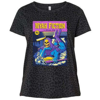 Ladies Curvy Jersey - GJJNG9C7 - Black Leopard - 11