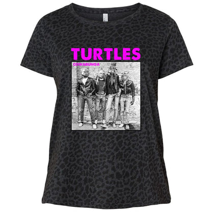 Ladies Curvy Jersey - 4BAK9FGC - Black Leopard - 11