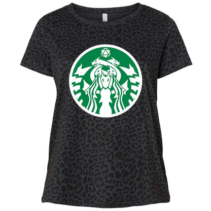 Ladies Curvy Jersey - AA5YMCYR - Black Leopard - 11