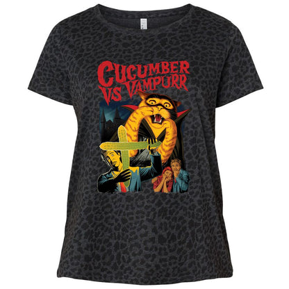 Ladies Curvy Jersey - KG8XQ9ZK - Black Leopard - 11