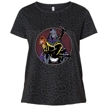 Ladies Curvy Jersey - BJANKGYR - Black Leopard - 11