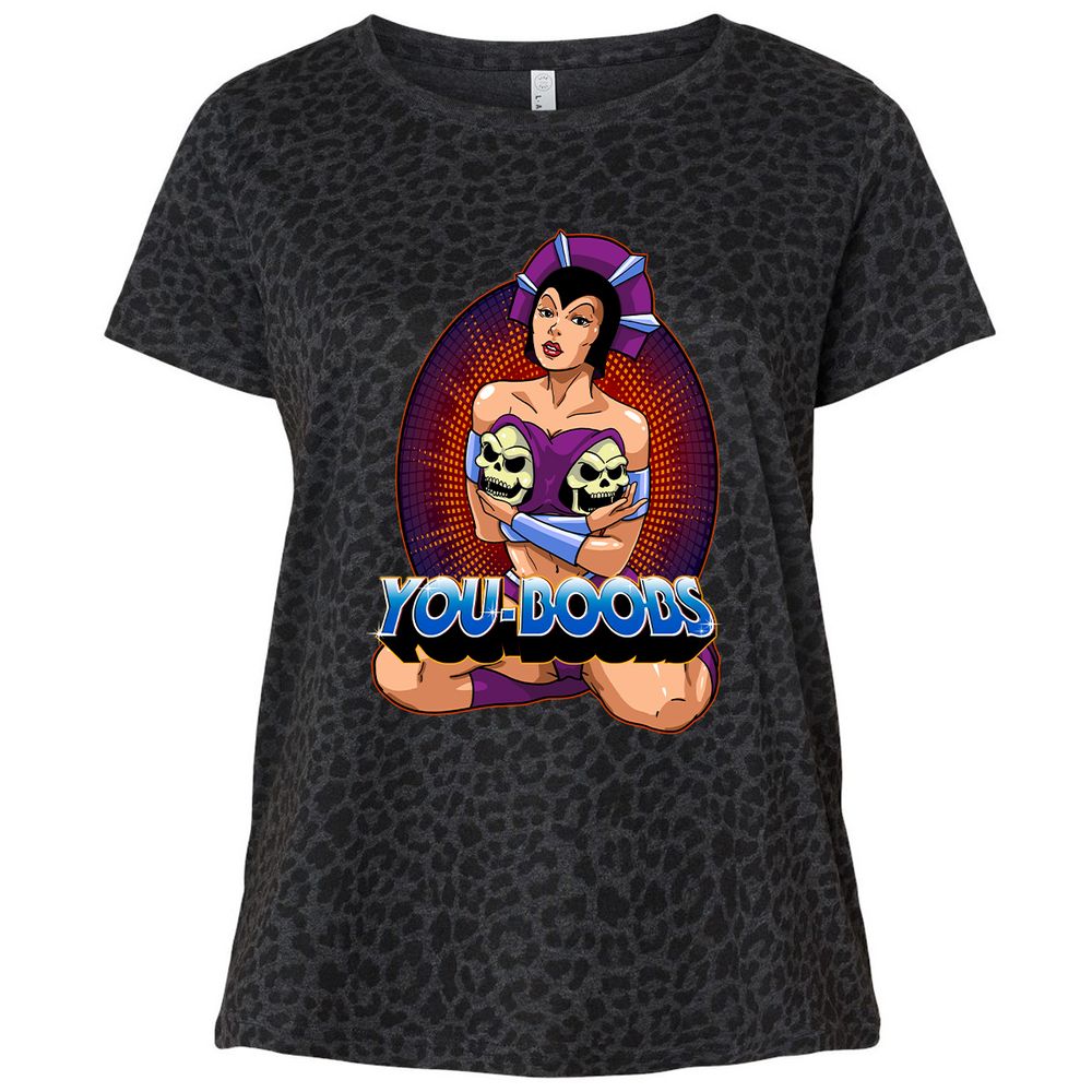 Ladies Curvy Jersey - TYRVNN17 - Black Leopard - 11