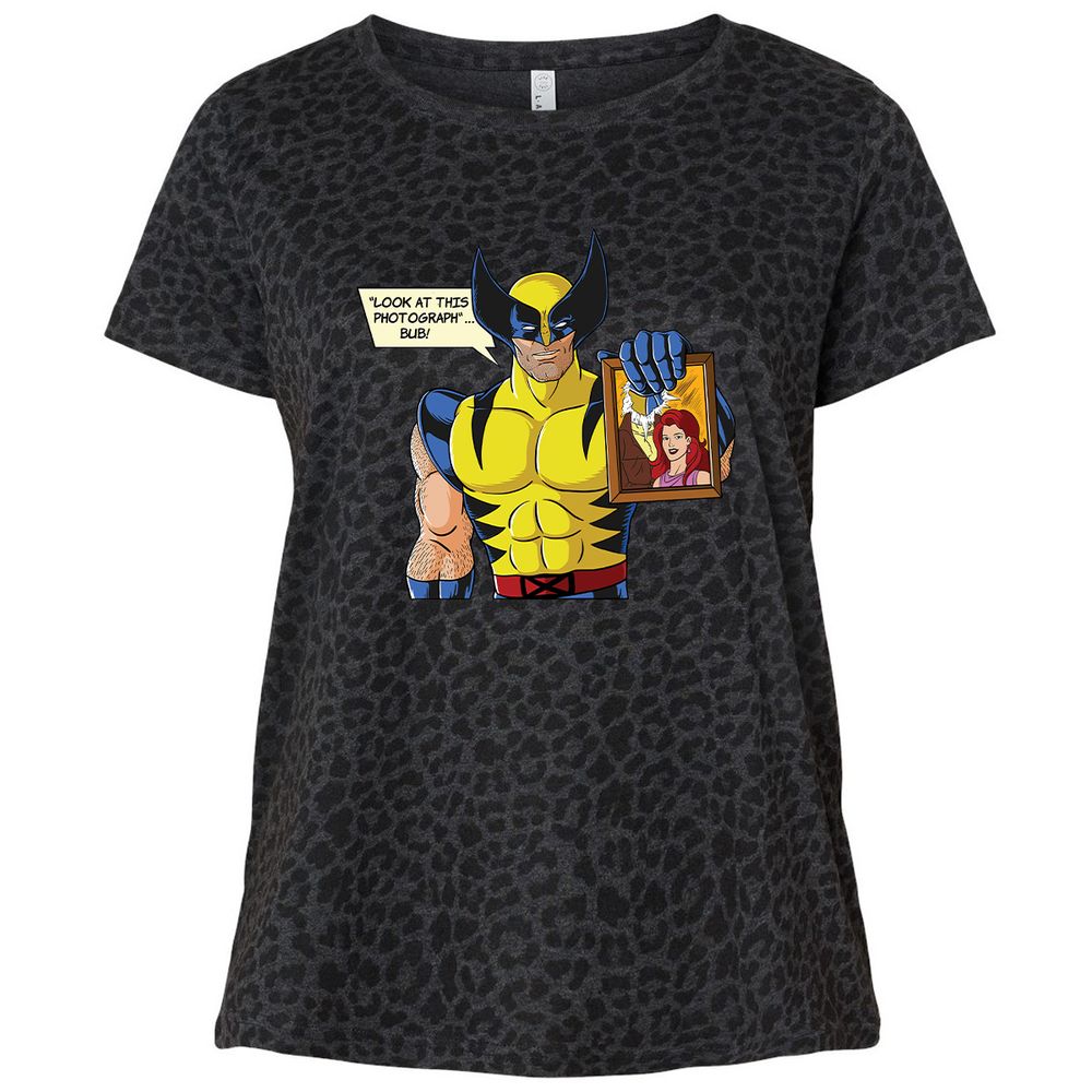 Ladies Curvy Jersey - Y5NTSK35 - Black Leopard - 11