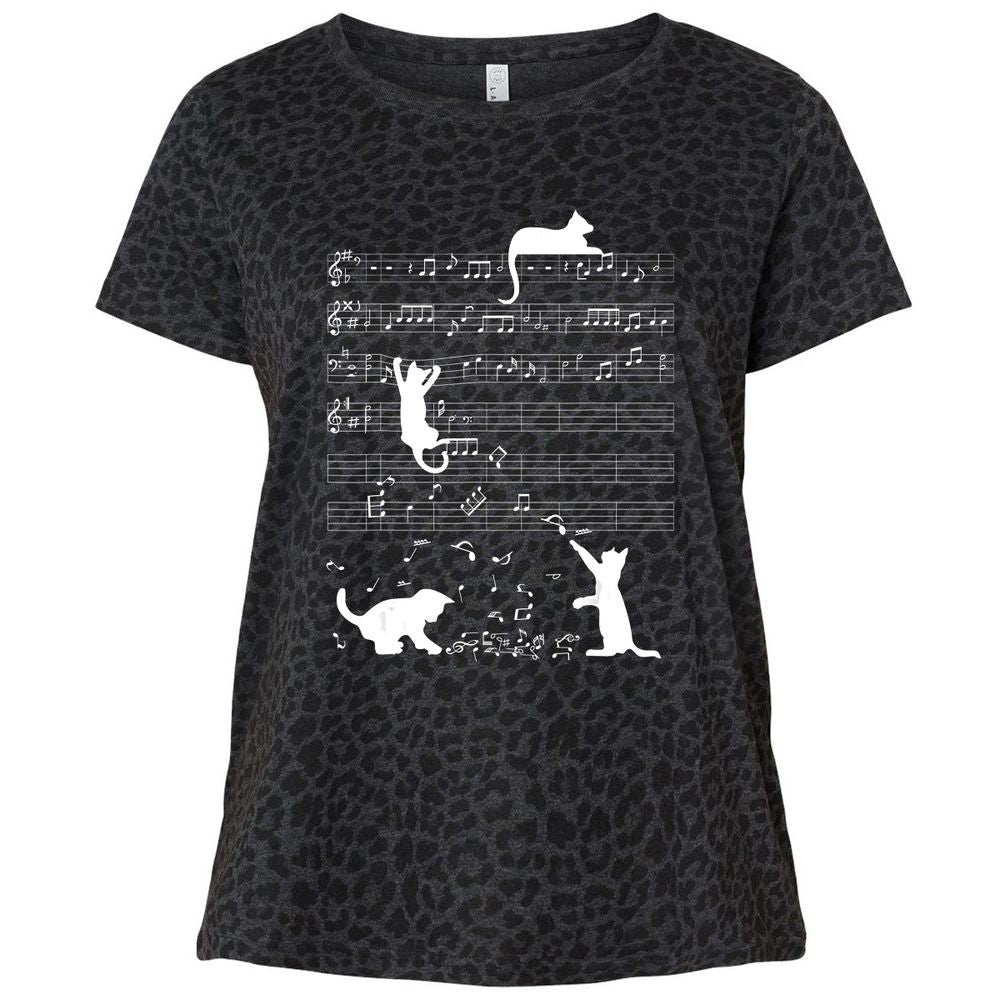 Ladies Curvy Jersey - RC1A36DG - Black Leopard - 11