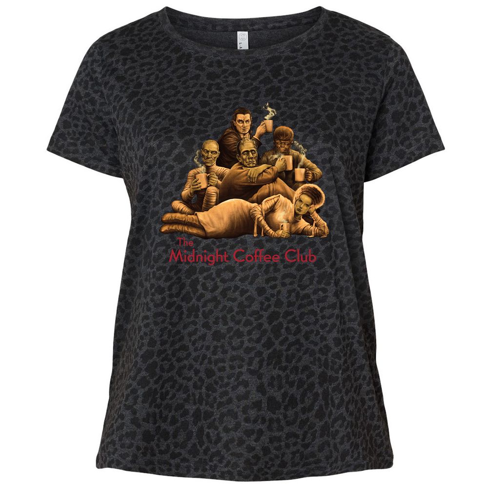 Ladies Curvy Jersey - J7TUAE25 - Black Leopard - 11