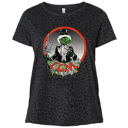 Ladies Curvy Jersey - 774MQM1Y - Black Leopard - 11