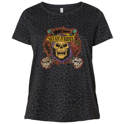 Ladies Curvy Jersey - 5H7RJ79B - Black Leopard - 11