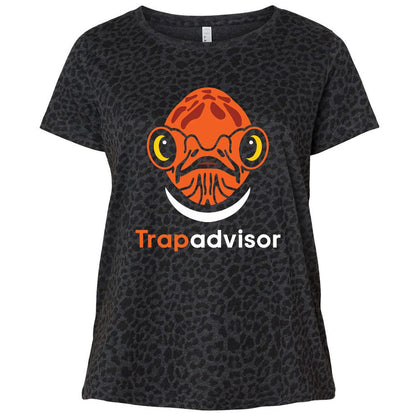 Ladies Curvy Jersey - 58L2PJBA - Black Leopard - 11