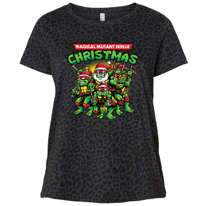 Ladies Curvy Jersey - 5SZDA4P1 - Black Leopard - 11