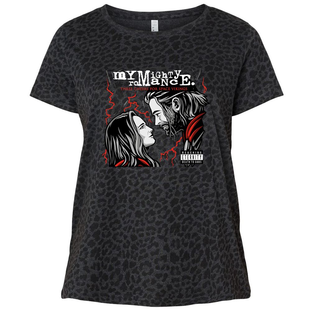 Ladies Curvy Jersey - MHM9G1XG - Black Leopard - 11