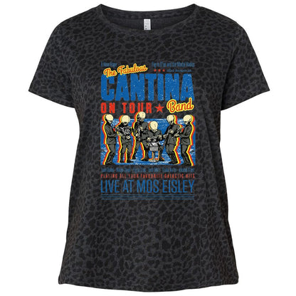 Ladies Curvy Jersey - 9VYHVBU3 - Black Leopard - 11