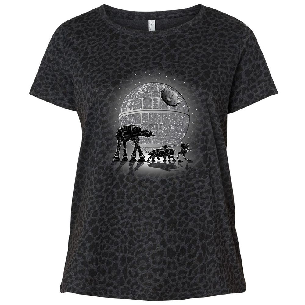 Ladies Curvy Jersey - SEYWFL17 - Black Leopard - 11